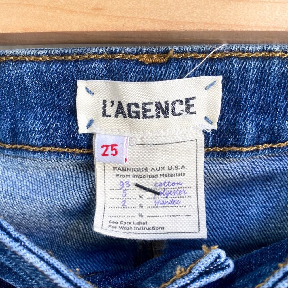 L’AGENCE Piper High Rise Button Leg Skinny Jeans - Picture 5 of 8